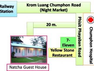 Natcha Guest House Csumphon Kültér fotó